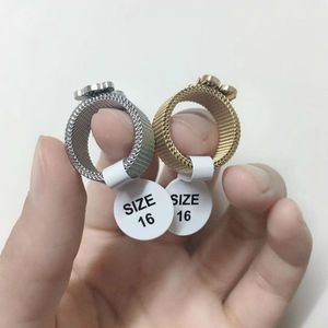 Band Rings Stainless Steel Hollow Mesh Bear Ring For Women And Men Universal Wedding 230410