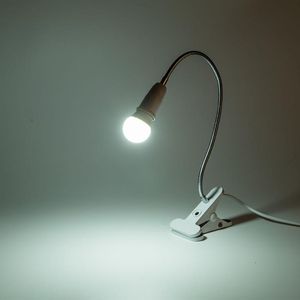 Lampy stołowe 360 ​​stopni jasne biurko USB LED LED z klipsą do czytania Książka Lampa oświetlenia