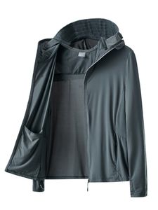 Damenjacken Sommer UPF 50UV-beständige Herren-Lederjacke mit Kapuze Sonnenschutz Atmungsaktivität ultradünne winddichte Jacke Freizeitjacke in Übergröße 8XL 230410