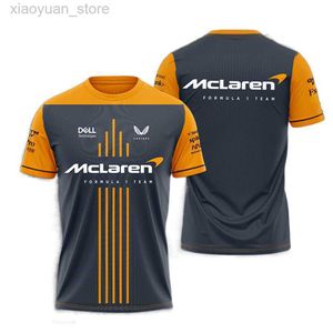 メンズTシャツメンズTシャツCamiseta Con Estampado 3d de McLaren F1 Para Hombre y Mujer Camiseta Deportiva de Manga Corta Con Cuello Redondo 2023 M230410