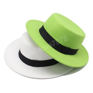 Homens fedoras cores mistas chapéus de jazz chapéu de cowboy para mulheres inverno boné quente chapéu de boliche preto preto