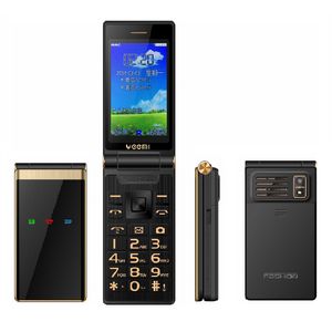 Telefones celulares Big Key Bluetooth Câmera Música Dual Sim Gravando 4G para Estudantes idosos Flip Phone M2