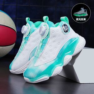 Sneakers Children Basketball Shoes for Boys Sneakers Thick Sole Non-Slip Kids Sports Shoes Child Boy Basket Trainer Shoes 230410