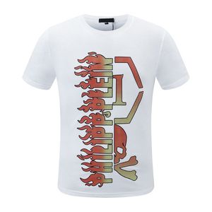 Nya mäns t-shirts män designer utskrift pp skalle diamant t shirt kort ärm dollar brun björn varumärke tee oneck hög kvalitet streetwear skallar tshirt tees topps 30