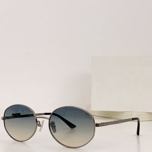 Designer-Sonnenbrille für Damen und Herren, gleiche modische Luxus-Sonnenbrille wie Lisa Triomphe, Strand-Straßenfoto, große Sonnenbrille, Metall-Vollrahmen mit Geschenkbox, 57 mm