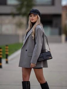 Kadınlar Suits Kadınlar Ceket Gevşek Klasik Palto Ofis Lady Blazer Gaziye Giyim Moda Giyim Şık uzak kıyafetler femme içinde vese