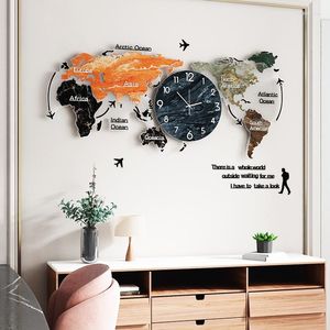 Wall Clocks Modern Large Clock Living Room Luxury Watches Home Decor Nordic Creative Silent Mechanism Gift Ideas