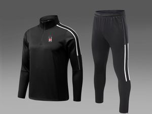 Besiktas JK Men's and Children's Sportswear Suit Winter Plus Velvet Warm Outdoor Leisure Sports Training Suit Jogging Shirt Street Casual Sportswear