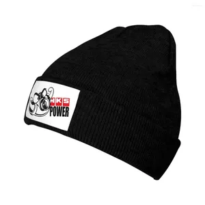 Berets HKS Racing Spec R JDM Hats Autumn Winter Beanies Baggy Evolution Power Caps Men Women Knitted Hat