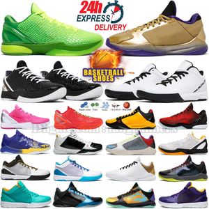 Kobes 6 Grinch Mamba Basketball Shoes 4 Protro 8 Mambacita Sweet 16 Gigi 5 Bruce Lee Hall of Fame Big Stage Chaos White Del Sol Men Sweet Trainers