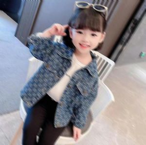 Denim Jacket For Boys Fashion Coats Children Clothing Autumn Baby Girls Clothes Outerwear New Jean Jackets Coat