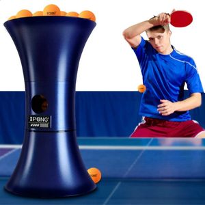 Table Tennis Sets Ipong V300 Table Tennis Robot Wireless Tennis Ball Machine Ping Pong Robot 231109