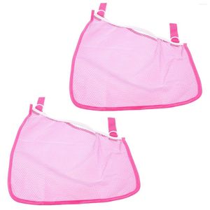 Stroller Parts 2 Pcs Side Sling Storage Bag For Wagon Portable Mesh Baby Bags Pouch Water Proof