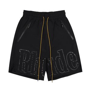 Rhude Shorts Mężczyźni desing Krótkie sporne spodnki dla mężczyzn skóra skóra Rhude krótka luksusowa moda klasyczna retro spodne