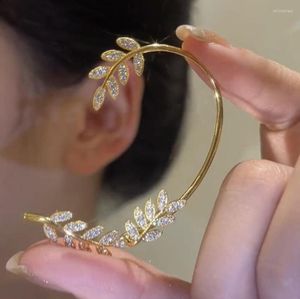 Backs Earrings Fashion 2023 Accessories Fake Without Piercing Cuff Earring Earcuff Wrap Rock No Women Crystal Clip Ear