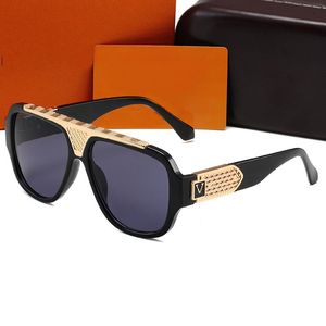 Designer de óculos de sol moda óculos de sol flores de luxo lente mulheres homens óculos de sol Adumbral 5 opções de cores óculos de condução qualidade AAA