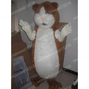Performance Lovely plush Hamster Mascot Costumes Carnival Hallowen Gifts Adults Size Fancy Games Outfit Holiday Outdoor Advertising Outfit Suit