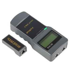 Freeshipping Portable LCD Network Tester Meter LAN TEFON TEPLATE Miernik z wyświetlaczem LCD RJ45 CAT5E CAT6 UTP UBJFH