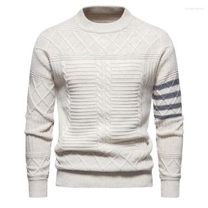 Erkek Sweaters YM096 Sonbahar ve Kış Moda Yuvarlak Boyun Kılı