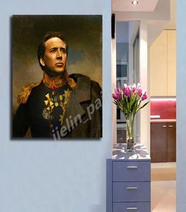 Nicolas Cage Retrato HD Arte de parede Poster vintage e impressão de pintura em tela Imagem decorativa para escritório Sala de estar Decoração de casa3426924