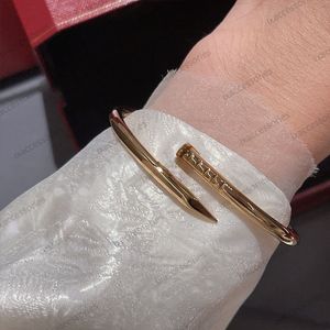 Ny designer Nail Armband Classic Luxury Par For Women Men Thanksgiving Christmas 316l Titanium Steel Armband Jewelry Gift