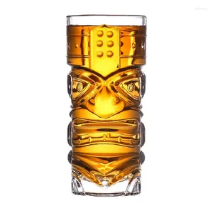 Weingläser Hawaii Tiki Tassen Kreative Glas Cocktail Tasse Bier Getränkebecher Halloween Horror Stil Clown Bar Wasserflasche