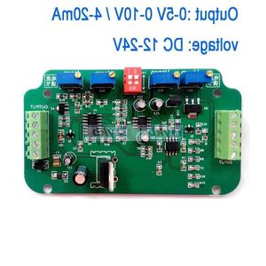 Entegre Devreler 0-5V 0-10V 4-20mA Yük Hücre Sensörü Amplifikatörü Tartım Veri Voltaj Akım Dönüştürücü Çalışma Voltajı DC 12-2 RXMF