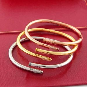 Amor pulseira de ouro pulseira pulseiras para mulheres masculino liga de aço inoxidável braçadeira pulsera pulseras banhado a prata rosa jóias pulseiras estilo elegante