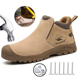 Sapatos de segurança de alta qualidade com isolamento 6kv sapatos de soldagem homens botas de trabalho sapatos de segurança à prova de punção à prova de faísca sapatos indestrutíveis industriais 231110