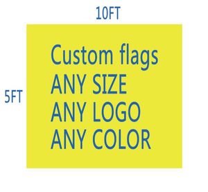 DHL frshpping Bandiera della squadra di calcio personalizzata 10x5 FT Stampa digitale Bandiera personalizzata in poliestere pongee 100D9319299