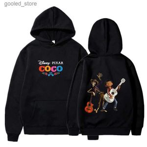 Erkek Hoodies Sweatshirts Coco İnce Hoodie Sweatshirts Erkek Kadın Sonbahar Kazançlı Erkek Kızlar Harajuku Street Giyim Hoodies Q231110