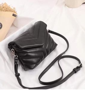 2023 Luxury Designer bag square chain real cowhide capacity shoulder high quality quilted handbag