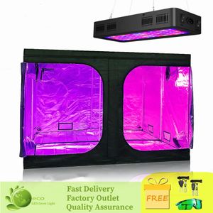 LED GROW-lampor Full Spectrum för växter VEG/Bloom 410-730nm IR/UV Grow Tent för växthushydroponics Grow Lamp inomhusväxtblommor