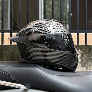 サイクリングヘルメットオートバイヘルメットフルカバー冬のダブルレンズフォーシーズンパーソナリティランニングカペセテデモト231109