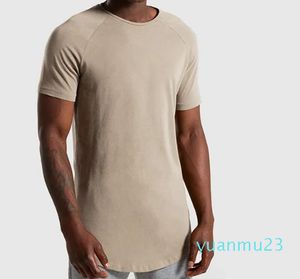 LL Outdoor Men's Tee Shirt Mens Yoga Outfit Quick Dry Sweat-wicking Sport Short Top Male Short Sleeve For