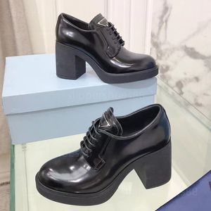 Loafers Platform Heels обувь женщина дизайнерские лоферы высокого каблука шнурки с мягкой мягкой наппа