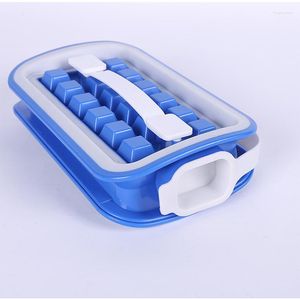 Baking Moulds Ice Mold Cube Ball Storage Container Box With Tray Making Mould Makers Set Bar Kitchen Accessories