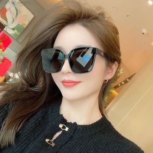 gucchi guccs Designer Cucci sunglasses New Summer Anti Ultraviolet Sunscreen Men's Fashion Driving Polarized Big Face Thin Women