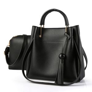 HBP Woman Totes Bags Fashion Bag Female Leather Handbag Purse ShoulderBag MessengerBag Black 1020