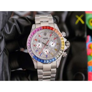 Rolex Luxury Date GMT Clean Watch Ditonas Series 자동 기계적 시계 케이스 크기 41mm 코팅 유리 정밀 강철 손목 시계 스트랩