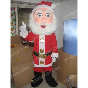 Adulto tamanho papai noel mascote trajes natal halloween fantasia vestido de desenho animado personagem carnaval natal publicidade festa de aniversário traje unisex outfit