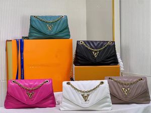 2024 10a Designer New Wave Chain Bag Pochette Women Purses M56468 Handbags Fashion Crossbody Waist Classic 2-pieces Sets Totes Shoulder Bags