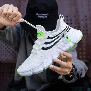 Dress Shoes Fashion Men Sneakers Mesh Breathable Man White Running Tennis Shoes Comfortable Outdoor Sports Men Casual Shoes Tenis Masculino 231110