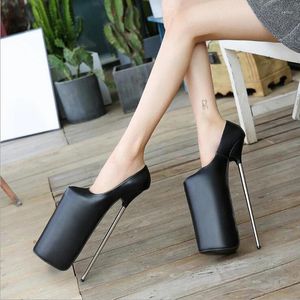 Sukienka buty 30 cm Super High Heels Platforma Kobieta Sexy Night Club Single Shoe Cienki pięt