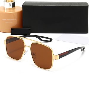 Fahrende Herren-Sonnenbrille, modische Lünette, polarisierte Sonnenbrille, trendige vergoldete Mode-Vintage-Designer-Sonnenbrille für Damen, Mutil-Stile, GA023