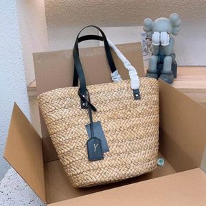 Crochet Beach Bags straw designer bag tote bag woman handbag Summer Shopping Totes Purses TOP 2023