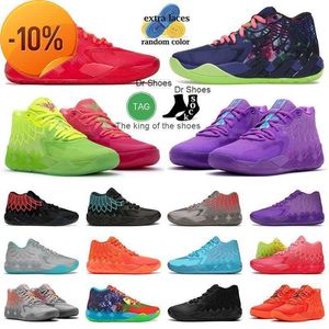 MB01NEW 2023 Mb 01 lamelo ball basketball shoes mens big size 12 all red lamelos rick and mortys mb.01 mb1 green gold black blue winter fashion
