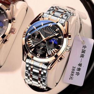 Wristwatches POEDAGAR Men Watch Top Luxury Brand Sport Watches Mens Fashion Full Steel Quartz Wristwatch Date Male Clock Relogio Masculino 230410