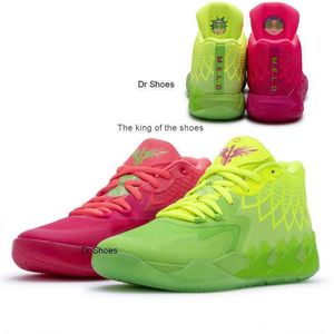 MB01MB.01 Rick Morty Sıradan Ayakkabı Satış için Erkek Çocuklar Lamelo Top Basketbol Ayakkabı Spor Spor ayakkabıları Boyut 36-46
