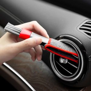 Yeni araba klimalı çıkış temizleme aracı çok amaçlı toz fırçası araç aksesuarları iç çok amaçlı fırça temizleme fırçası